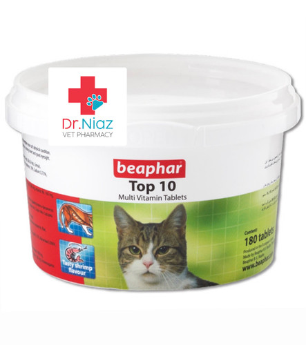 قرص مکمل تاپ تن بیفار مخصوص گربه ۱۸۰ عددی