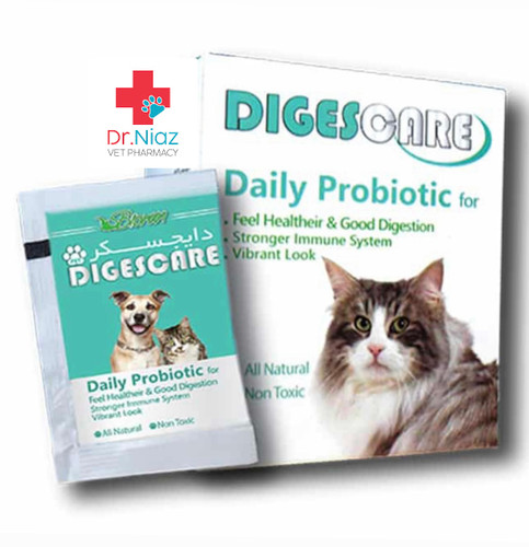 دایجسکر پودر پروبیوتیک سگ و گربه جعبه ۱۵ ساشه ای