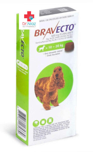 قرص جویدنی ضد کک و کنه براوکتو ۵۰۰ میلی گرمی اصل امریکا مخصوص سگ