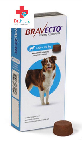 قرص جویدنی ضد کک و کنه براوکتو اصل امریکا ۱۰۰ میلی گرمی سگ