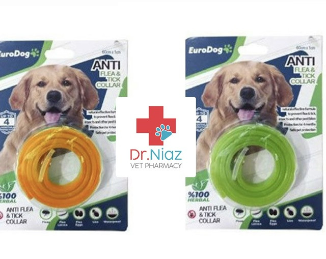 قلاده ضد کک و کنه سگ یوروداگ ۶۰ سانتی