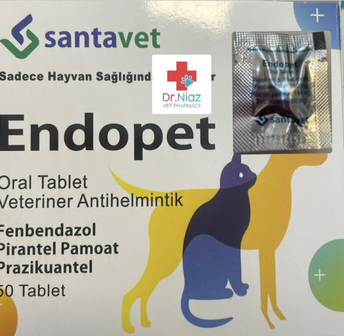 قرص ضدانگل اندوپت سه ترکیبه مخصوص سگ و گربه کشور ترکیه